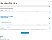 Tablet Screenshot of blog.hurstlawtn.com
