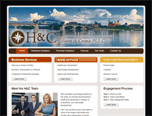 Tablet Screenshot of hurstlawtn.com